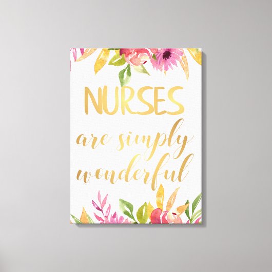 Toile Infirmières citations Appréciation Merci Graduatio (Recto)