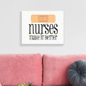 Toile Infirmières et infirmiers, Bandage (Insitu(Salon))