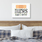 Toile Infirmières et infirmiers, Bandage (Insitu(Chambre))