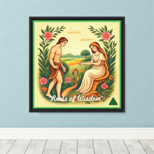 Toile "Innocence Et Péché" (Insitu (Plancher de Bois))
