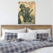 Toile Inscrire l'affiche de propagande (Insitu(Chambre))