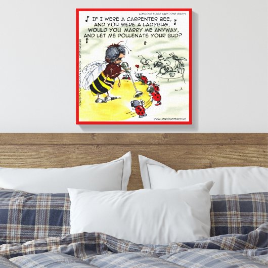 Toile Insect Nightclub Singes Fun Wrapped Canvas Imprime (Insitu(Chambre))
