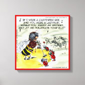 Toile Insect Nightclub Singes Fun Wrapped Canvas Imprime (Recto)