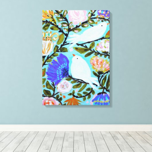 Toile Inséparables doux II (Insitu (Plancher de Bois))