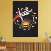 Toile Insigne de mission spatiale (Insitu(Salon))