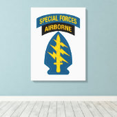 Toile Insigne des forces spéciales - Onglet aéroporté (Insitu (Plancher de Bois))