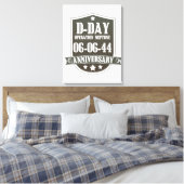 Toile Insigne du Jour J (Insitu(Chambre))