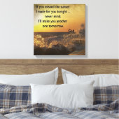 Toile Inspiration coucher de soleil (Insitu(Chambre))