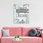 Toile Inspiration du rêve multimédia mixte (Insitu(Salon))