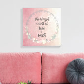 Toile Inspiration : Elle a rendu un sentier d'amour et d (Insitu(Salon))