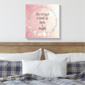 Toile Inspiration : Elle a rendu un sentier d'amour et d (Insitu(Chambre))