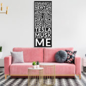 Toile Inspiration géniale (Insitu(Salon))