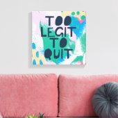 Toile Inspiration lumineuse III | Trop Legit Pour Quitte (Insitu(Salon))