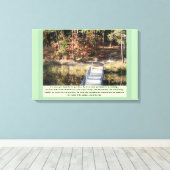 Toile Inspiration Quiet Courage (Insitu (Plancher de Bois))