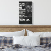 Toile Inspirational Quotes Gym Poster, Wall Decor Office (Insitu(Chambre))