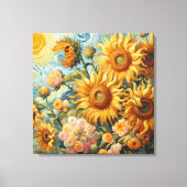 Toile Inspirations tournesol (Recto)