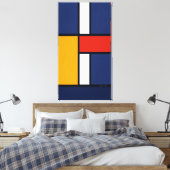 Toile Inspiré par Mondrian (Insitu(Chambre))