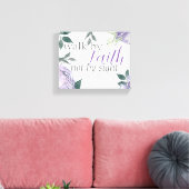 Toile Inspirer Bible Verse Marcher par la foi Pas par la (Insitu(Salon))
