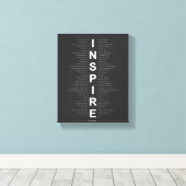 Toile Inspirer la définition Motivational Wall Art (Insitu (Plancher de Bois))