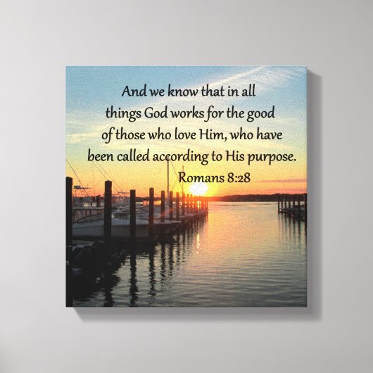 TOILE INSPIRING ROMANS 8:28 DESIGN (Recto)