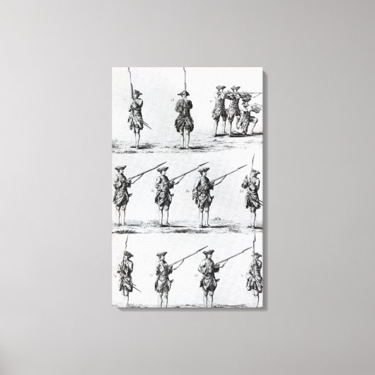 Toile Instructions pour un exercice Bayonet (Recto)