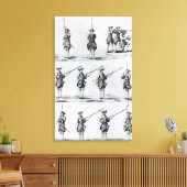 Toile Instructions pour un exercice Bayonet (Insitu(Salon))