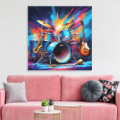 Toile Instruments de musique (Insitu(Salon))