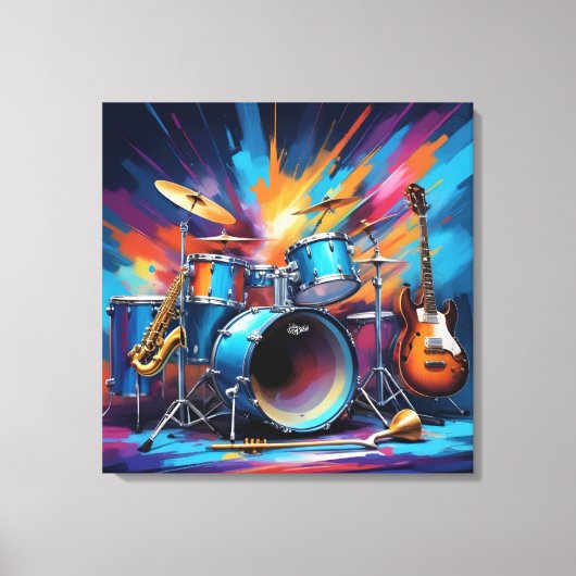 Toile Instruments de musique (Recto)