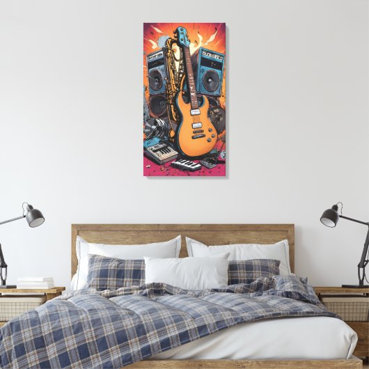Toile Instruments de musique (Insitu(Chambre))