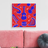 Toile Instruments de musique (Insitu(Salon))