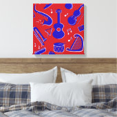 Toile Instruments de musique (Insitu(Chambre))