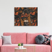 Toile Instruments de musique partout (Insitu(Salon))
