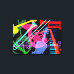 Toile Instruments de musique Pop Art Design<br><div class="desc">Instruments de musique pop art coloré design</div>