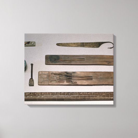 Toile Instruments de scribe (bois, ivoire, bronze et fr (Recto)