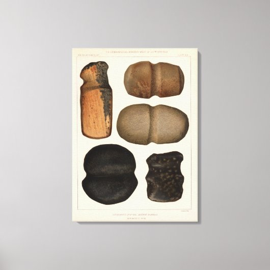 Toile Instruments en pierre XIX, Nouveau-Mexique (Recto)