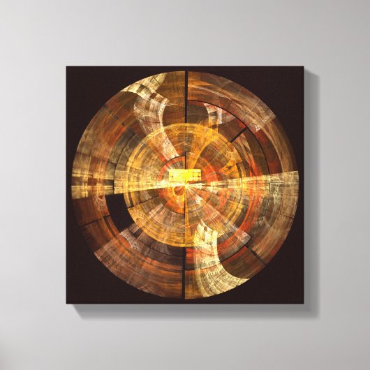 Toile Intégrité Art Abstrait noir et blanc (Recto)