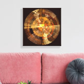 Toile Intégrité Art Abstrait noir et blanc (Insitu(Salon))