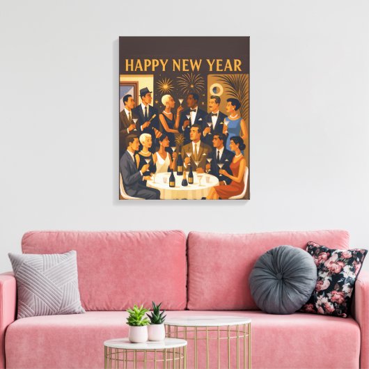 Toile Intellectuels de Martini Moderne du Milieu du Sièc (Insitu(Salon))