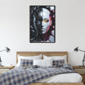 Toile Intelligence Artificielle Humanoïaque (Insitu(Chambre))