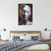 Toile Intelligence Artificielle Humanoïaque (Insitu(Chambre))