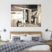 Toile Intérieur de chambre rustique abandonné (Insitu(Chambre))
