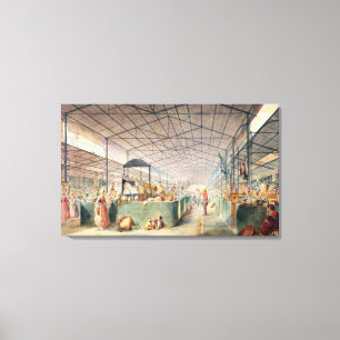 Toile Intérieur de Les Halles, 1835