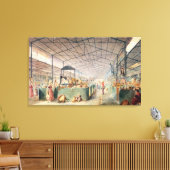Toile Intérieur des Halles, 1835 (Insitu(Salon))