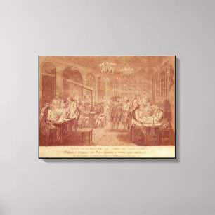 Toile Intérieur du café Manouri, c.1775