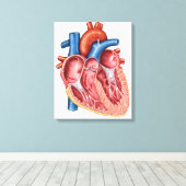 Toile Intérieur Du Coeur Humain (Insitu (Plancher de Bois))