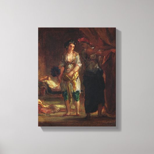 Toile Intérieur d'un Harem à Oran, vers 1847 (Recto)