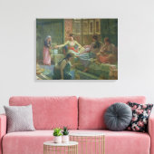 Toile Intérieur d'un Harem, vers 1865 (Insitu(Salon))