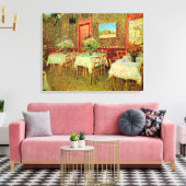 Toile Intérieur d'un restaurant de Vincent van Gogh (Insitu(Salon))