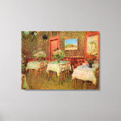Toile Intérieur d'un restaurant par Vincent van Gogh (Recto)