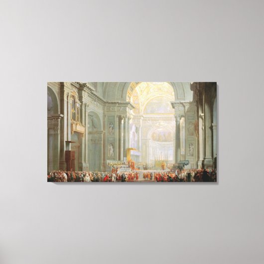 Toile Intérieur d'un Saint Pierre, Rome (Recto)